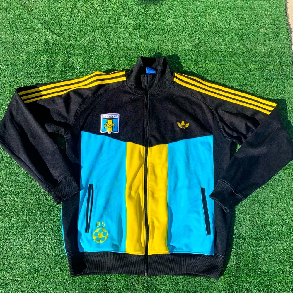 🔥Adidas Bahamas national soccer team track jacket size XL🔥